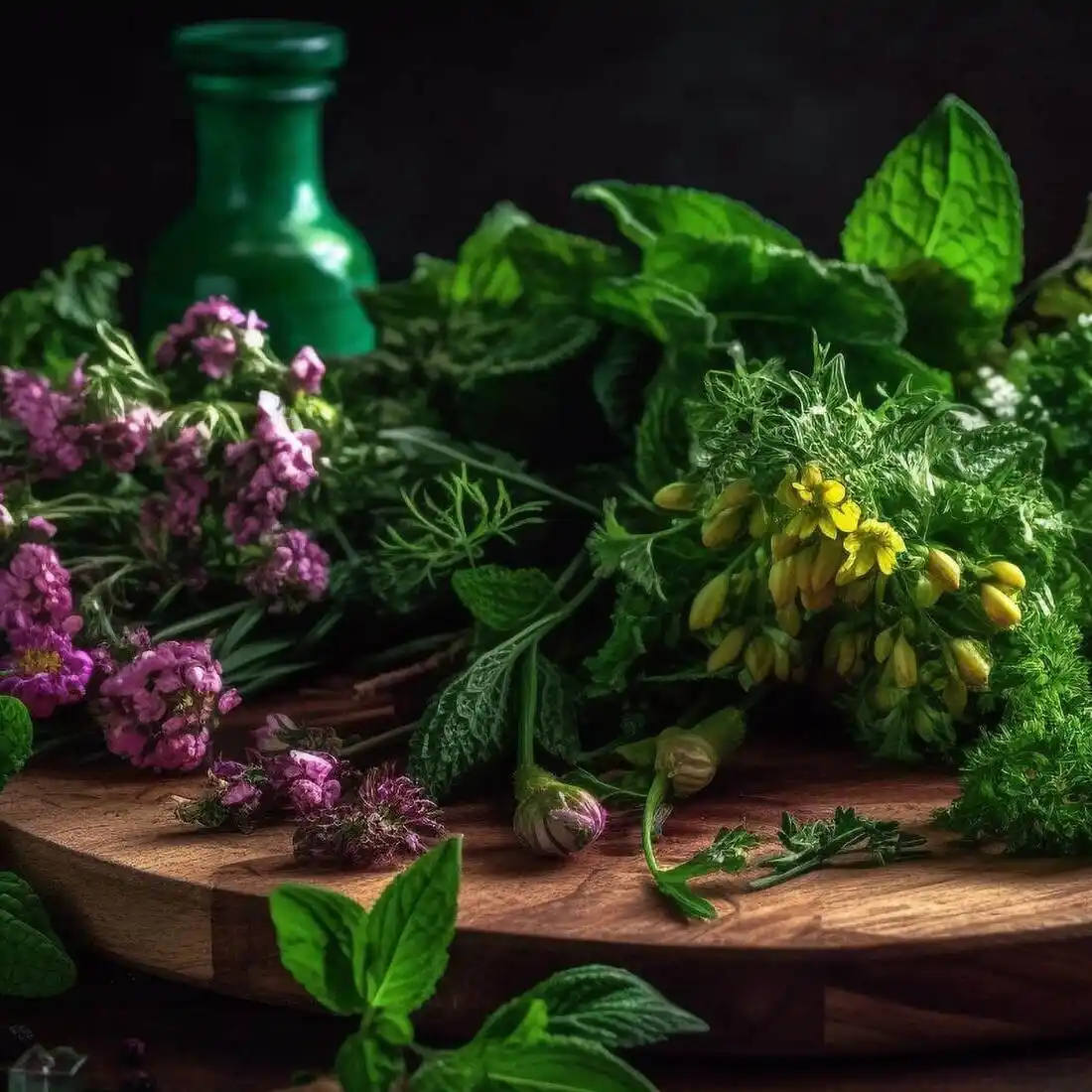 Plantar hierbas aromáticas en un huerto hidropónico