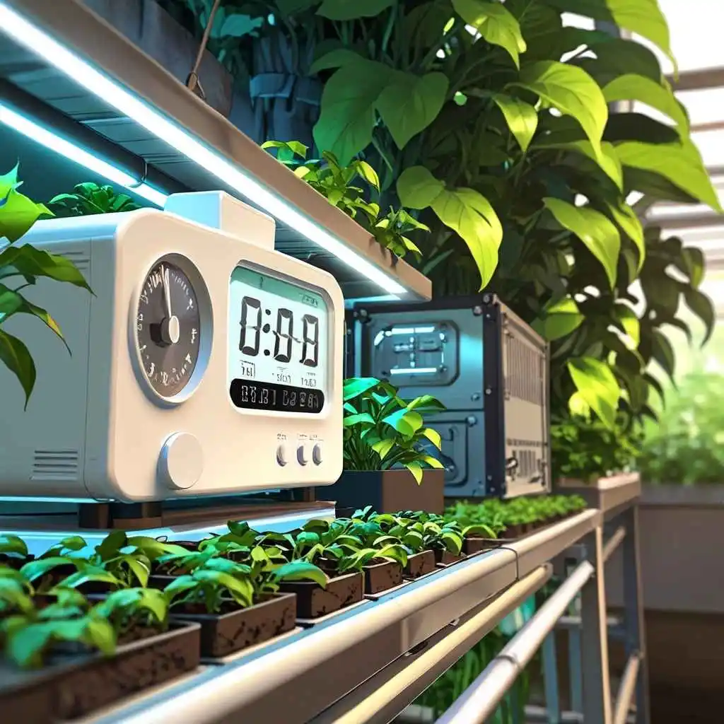 Importancia del uso de temporizadores en hidroponía